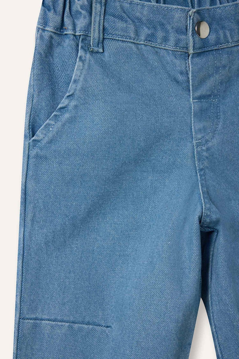 ديفاكتو بنطلون جينز اولادي قصة عادية برجل عادية - Image 4